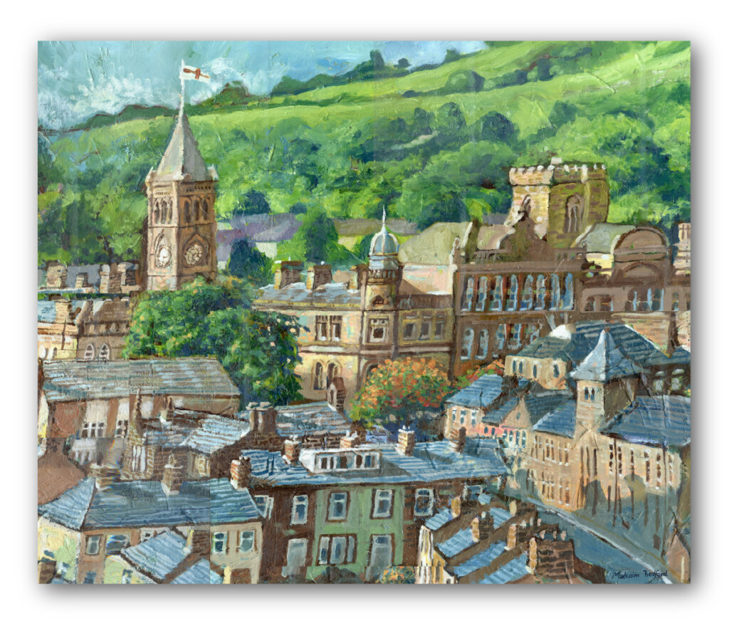 Colne from the Lenches - Oil